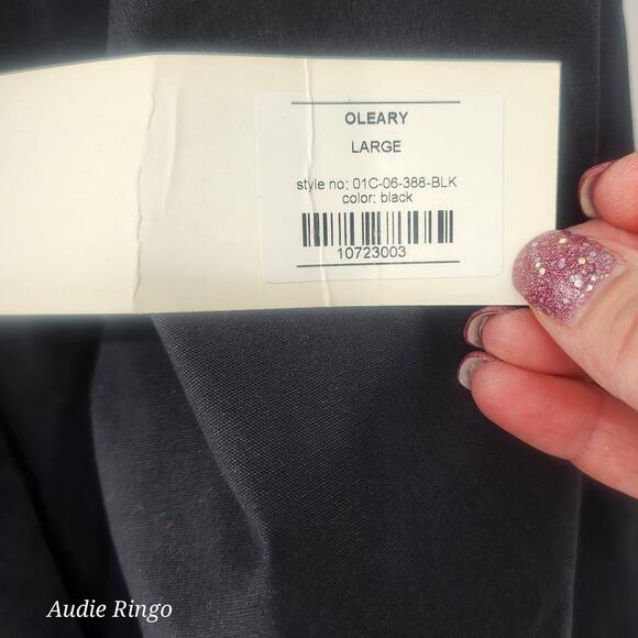 Five Four O’Leary Black Utility Jacket Corduroy Collar NWT Large - Picture 12 of 13